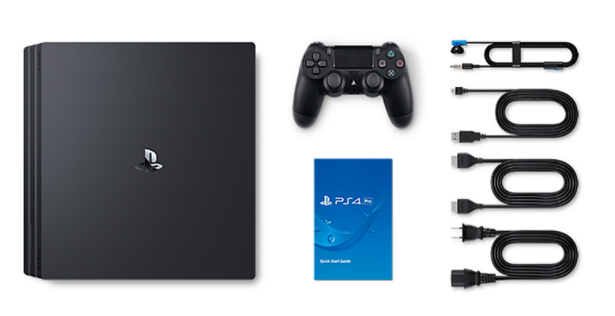 Playstation 4 pro whats in the box